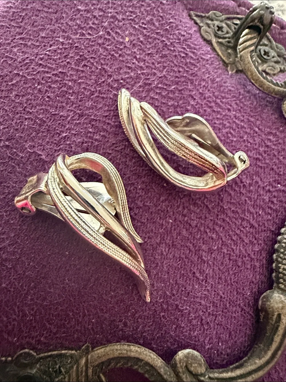 Sarah Coventry Silver-Tone Clip-On Earrings - Elegant Women's Jewelry